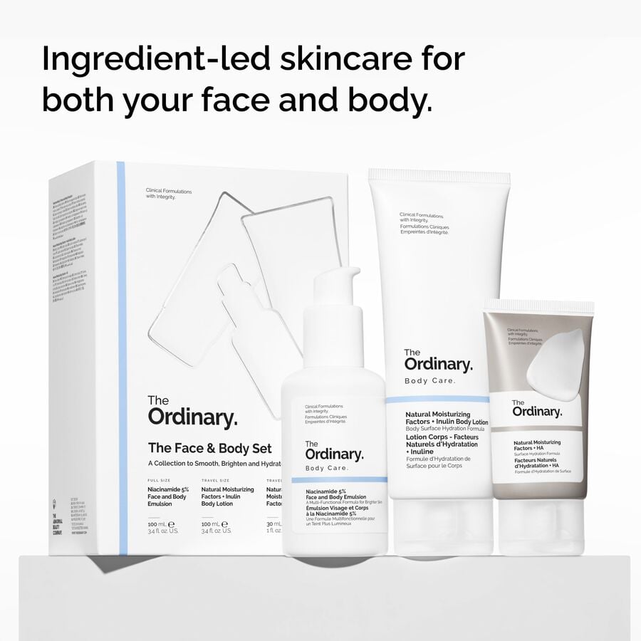 Face and Body Smoothing, Brightening & Hydrating Set