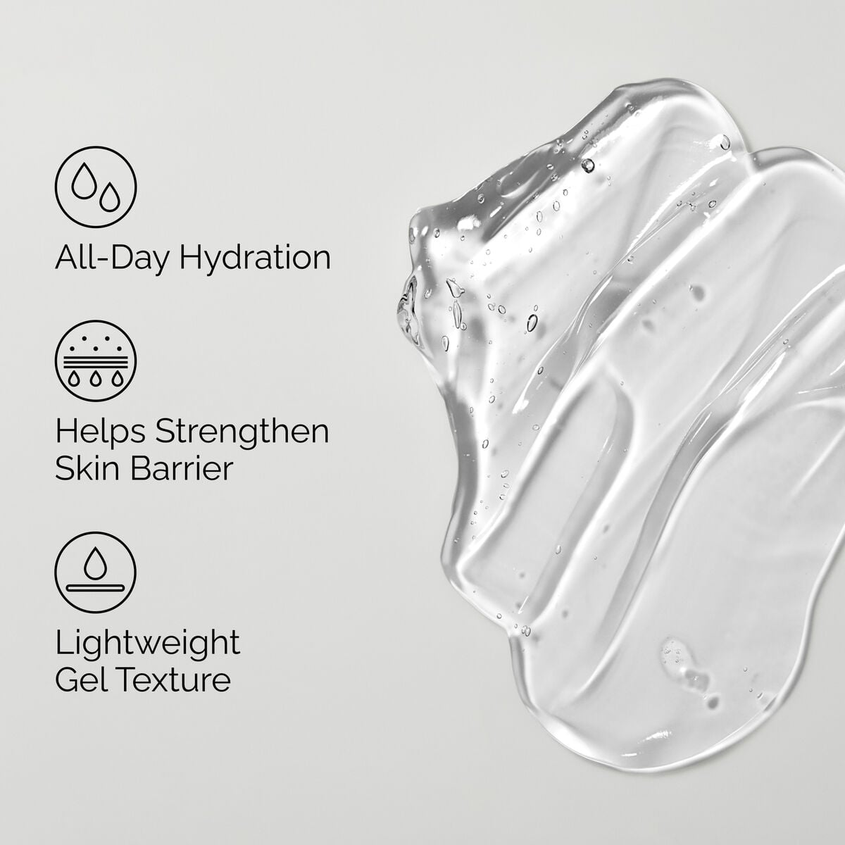 Lightweight Beta Glucan Gel Moisturizer with Natural Factors