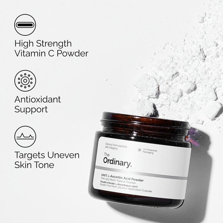 Pure L-Ascorbic Acid 100% Vitamin C Powder