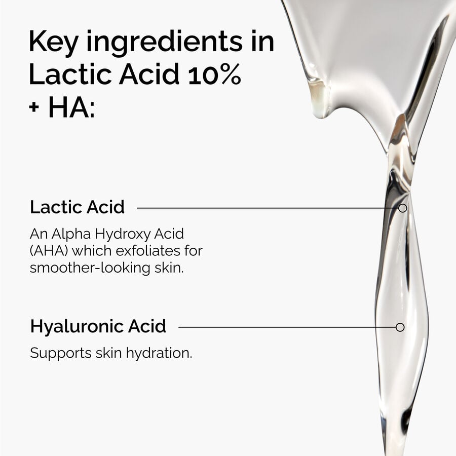 Lactic Acid 10% + HA High-Strength Exfoliator