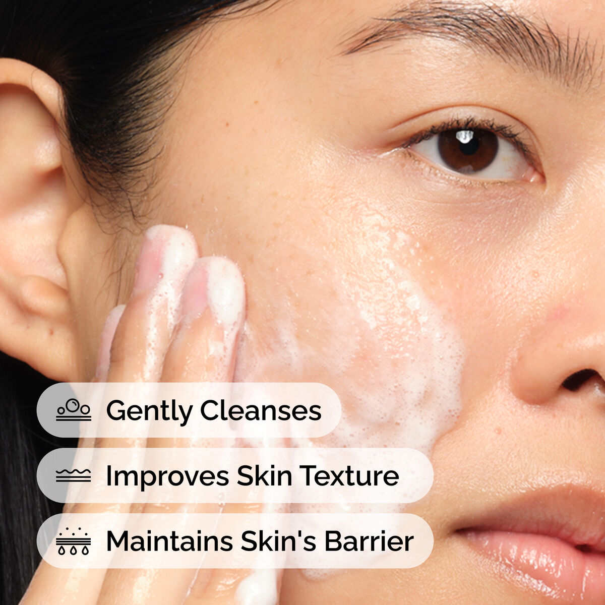 Gentle Glucoside Foaming Face Cleanser